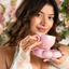 Pink Girlie Tea Cup