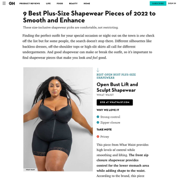 Featured: What Waist’s Open Bust Lift and Sculpt Shapewear