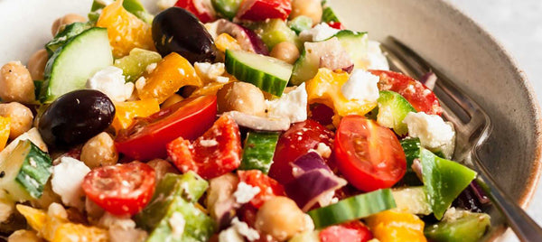 Chopped Greek Chickpea Salad