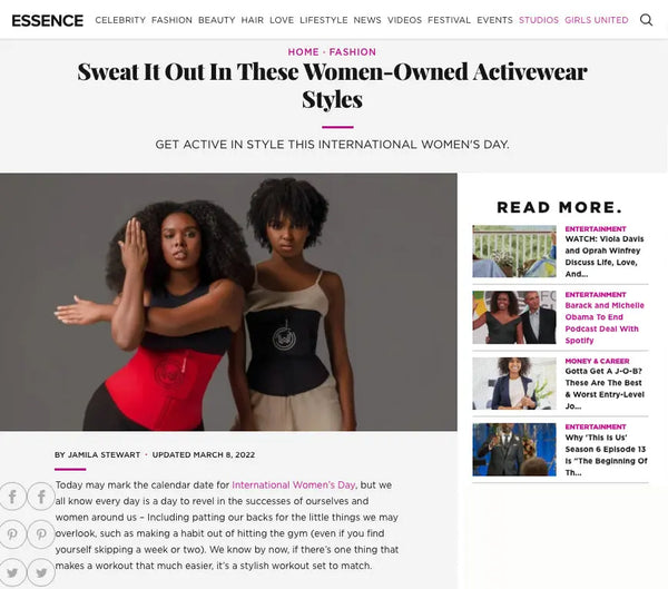 Featured: What Waist Wrap Band In Essence Magazine