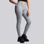 Booty Pop Jean Leggings - Heather Gray What Waist