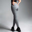 Booty Pop Jean Leggings - Heather Gray What Waist