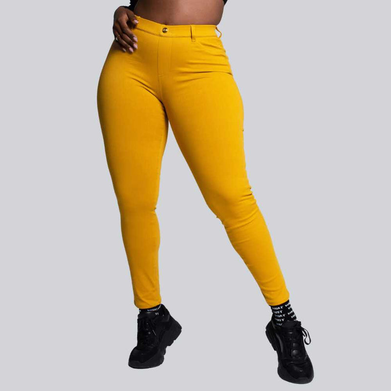 Buy Gold Leggings for Women by LYRA Online | Ajio.com