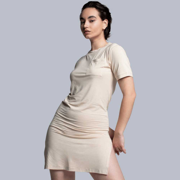 Buttery Soft Sleep Tee - Nude What Waist