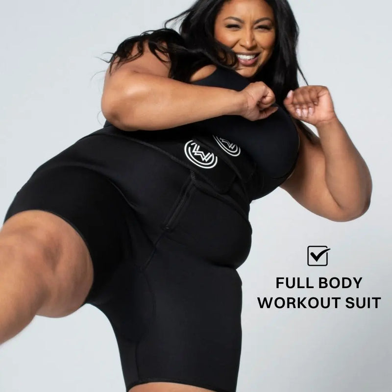 Sauna Sweat Shapewear High Waisted Workout Suit Waist Trainer Weight