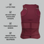 High Impact Vapor Vest - Dark Maroon