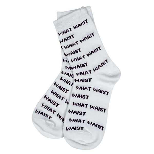What Waist Logo Socks What Waist