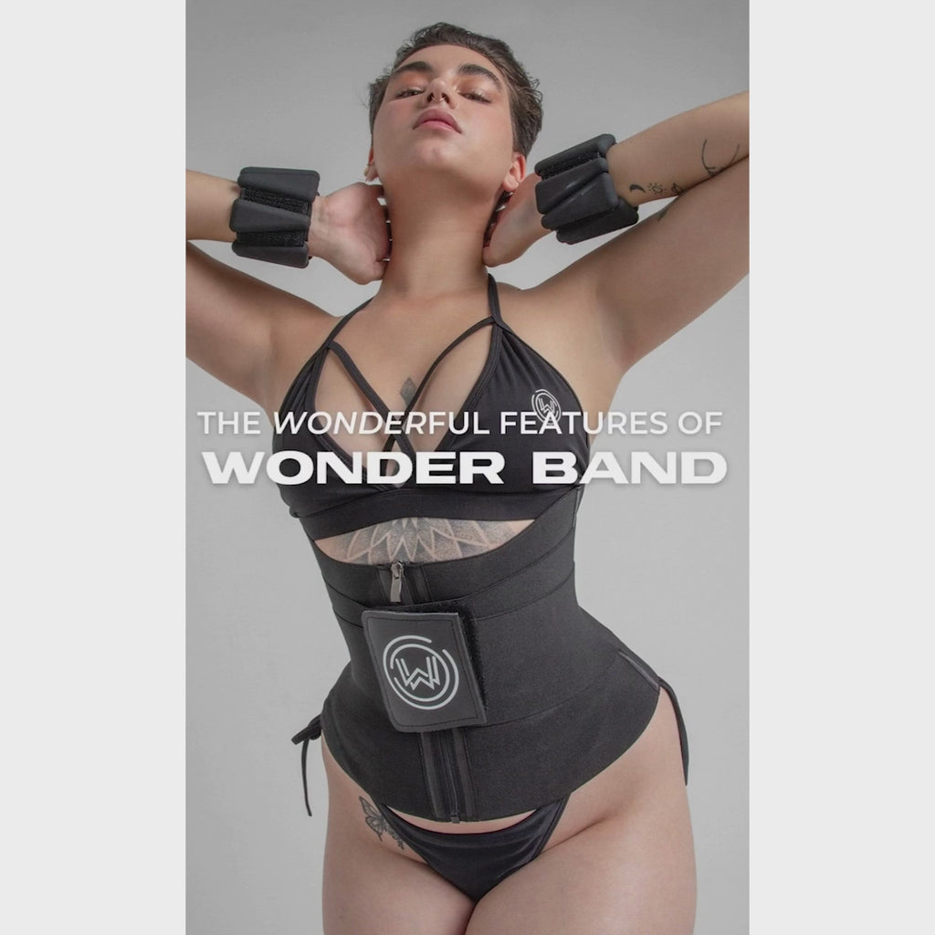 Elbourn Wonder Beauty Waist Trainer for Women Under Clothes Corsets Cincher  3 Segmented Belts Hourglass Body Shaper Girdle(M) 