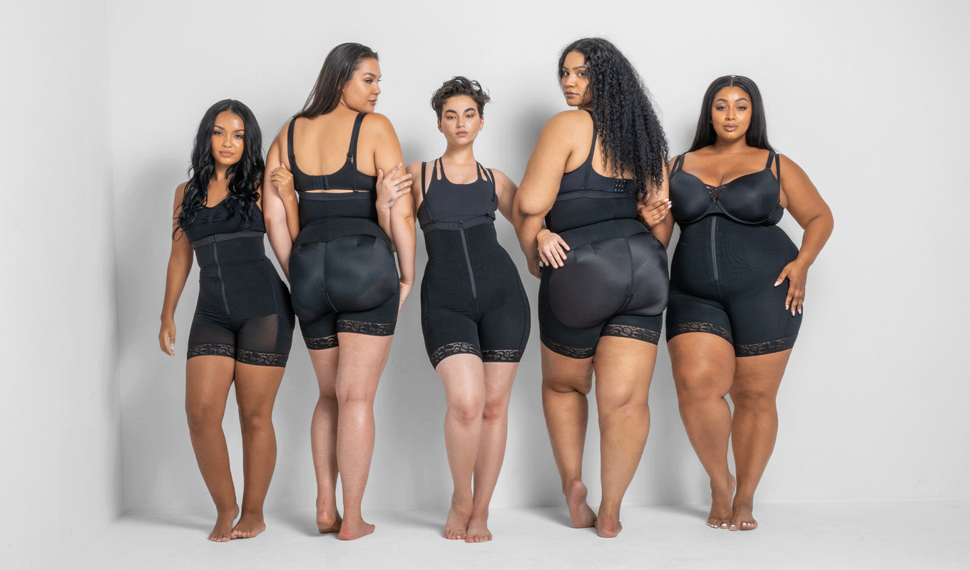 Extra Compression Side Zip Shapewear - What Waist