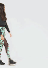 Ignite Mesh Leggings - Animal Print