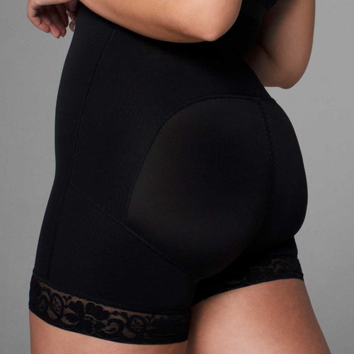 Cycling Shorts Shapewear hold in Fat thighs Slimming Bum Lift White Nude  Black