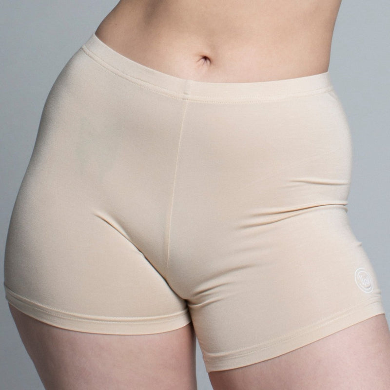 buttery soft shorts nude