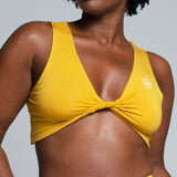 Buttery Soft Twist Top - Yellow What Waist