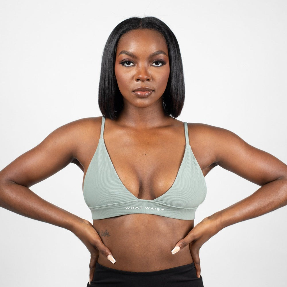 Trinity Bra in SAGE by Lotus Tribe With 3 Horizontal Back Straps and No  Added Underband Has Softest Fit With Light Support Best for A-C Cups -   Canada