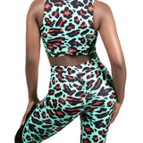 Ignite Mesh Leggings - Animal Print What Waist