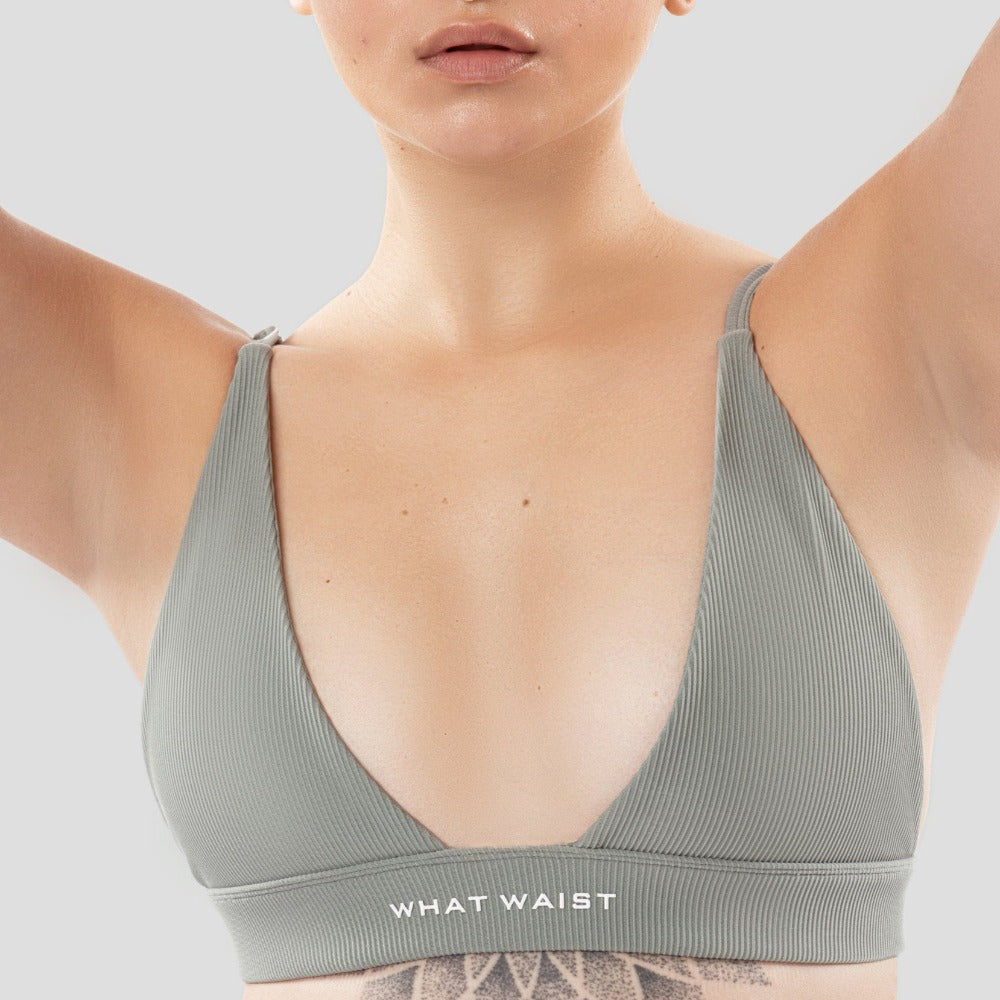 Trinity Bra in SAGE by Lotus Tribe With 3 Horizontal Back Straps and No  Added Underband Has Softest Fit With Light Support Best for A-C Cups -   Canada