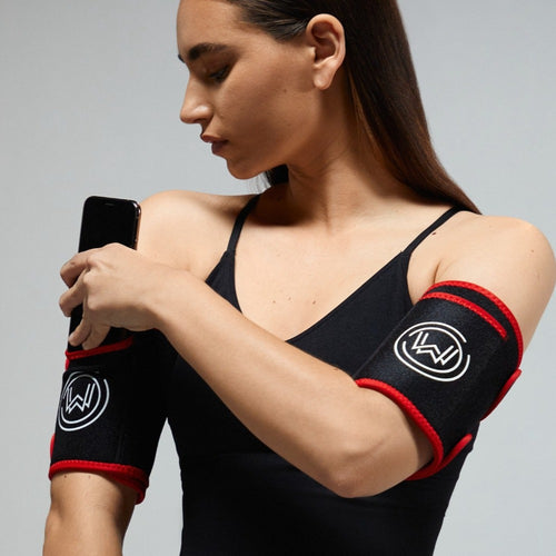 Red Deluxe Arm Bands - What Waist