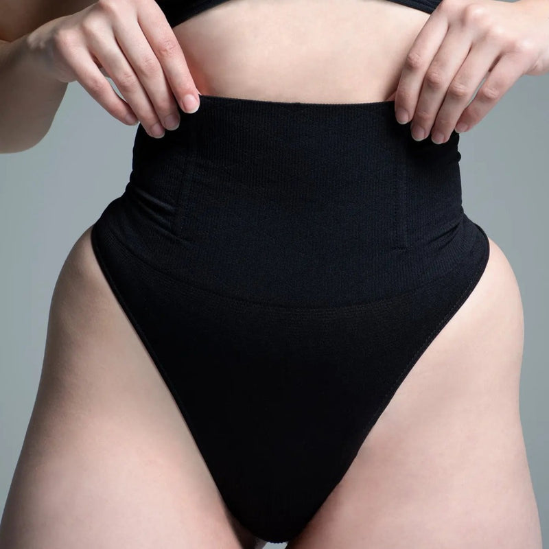 Tummy Control Thong High Waist Control Knickers Shaping Thong